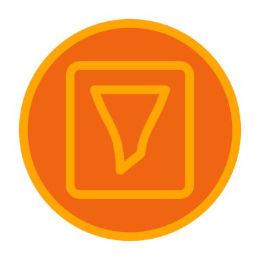 Modern simgenin vektör illüstrasyonu