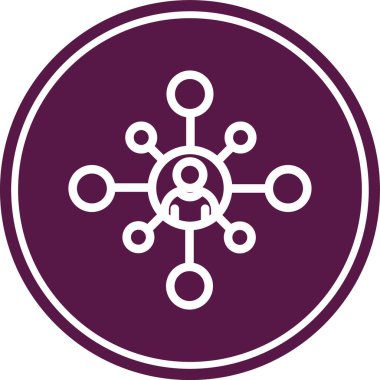 Eşsiz kar tanesi vektör çizgisi simgesi