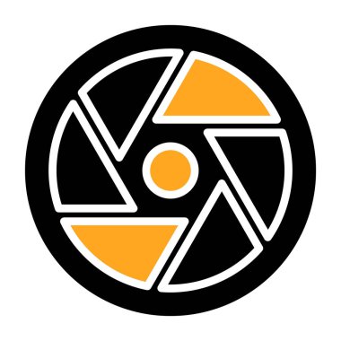 Siyah ve beyaz simgesinin vektör illüstrasyonu