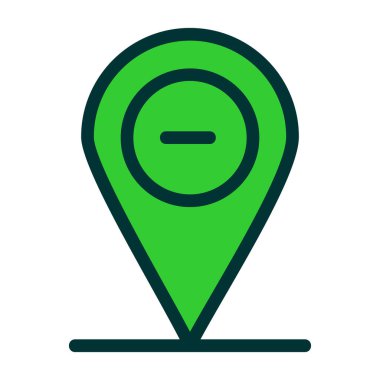 Harita işaretleyici. Web simgesi