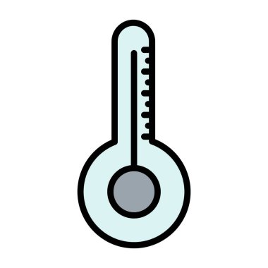 termometre simgesi vektör illüstrasyonu
