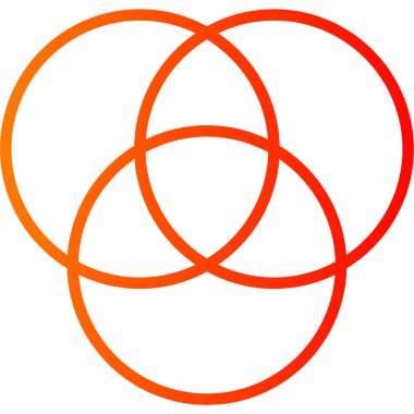 Modern simgenin vektör illüstrasyonu