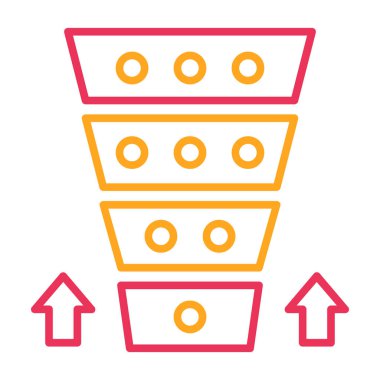 seo modern simgesinin vektör illüstrasyonu