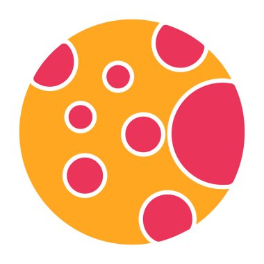 Modern yiyecek simgesinin vektör çizimi