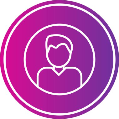 Bir adamın vektör illüstrasyonu