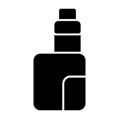 Şişe simgesi. Vektör İllüstrasyonu