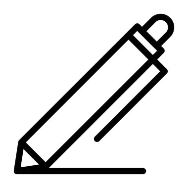 Kalem. Web simgesi basit tasarım