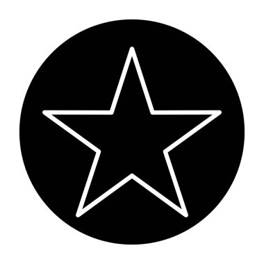 Moda biçimi izole edilmiş arkaplan yıldız simgesi