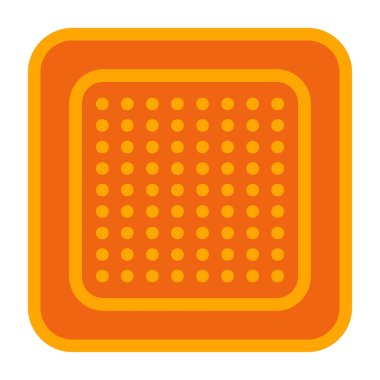 Mutfak fırını ikonu. vektör illüstrasyonu