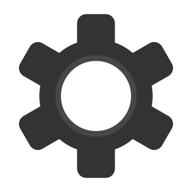 Vites Vektörü Glyph Simgesi