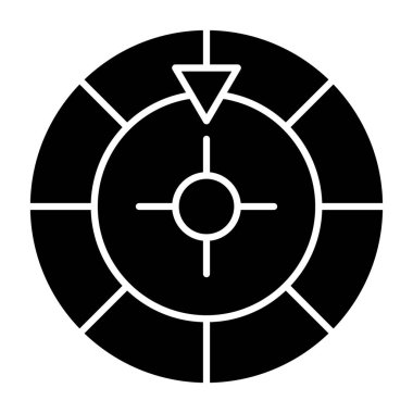 hedef simge vektör illüstrasyonu