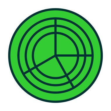 Küresel simge vektör illüstrasyonu