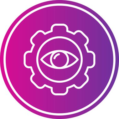 dişli simgesi vektör illüstrasyonu