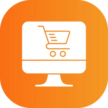 İnternetten alışveriş. Basit tasarım