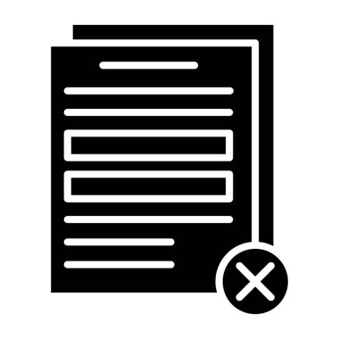 belge dosya vektör simgesi