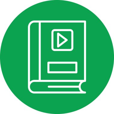 Vektör TV simgesi illüstrasyonu