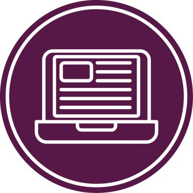 seo modern simgesinin vektör illüstrasyonu