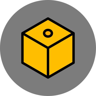 Projeniz için vektör kutusu simgesi