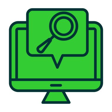 Kolayca düzenleyebilen ya da düzenleyebilen arama vektörü simgesi