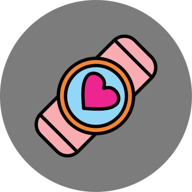 - Şeker. Web simgesi basit illüstrasyon