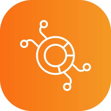 seo modern simgesinin vektör illüstrasyonu