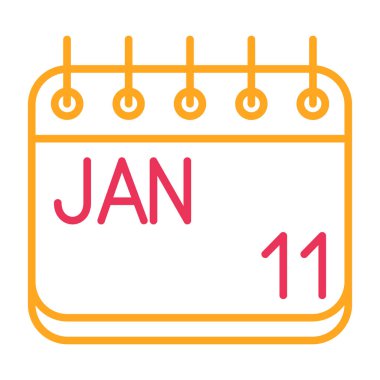 Takvim simge tasarlamak vektör