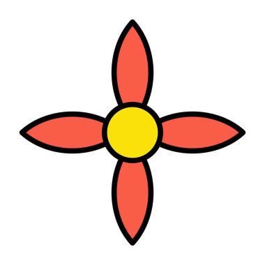 çiçek vektör illüstrasyonu