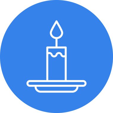 Mum. Web simgesi vektör illüstrasyonu