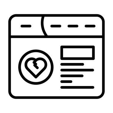 harf simgesi çizimi olan kalp