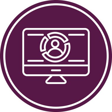 seo modern simgesinin vektör illüstrasyonu