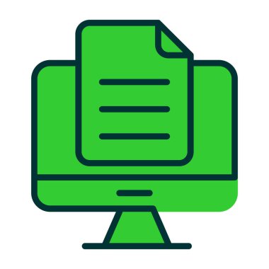 bilgisayar simgesi vektör illüstrasyonu