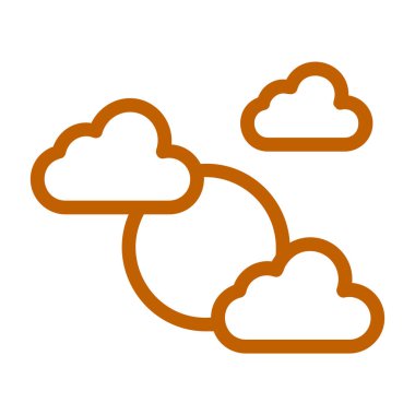 Bulut hesaplama teknolojisi ikon vektör çizimi tasarımı