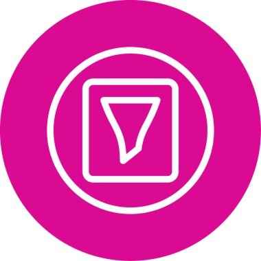 ok simgesi vektör illüstrasyonu