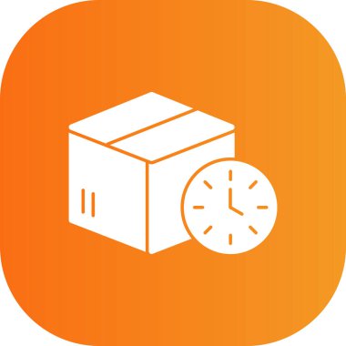 Saat simgesi vektör illüstrasyonu