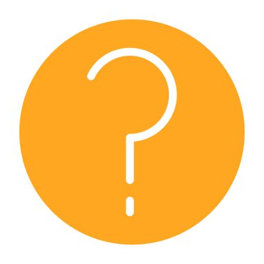 soru işareti simgesi, vektör illüstrasyonu