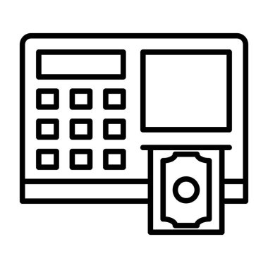 Güvenli banka vektör simgesi