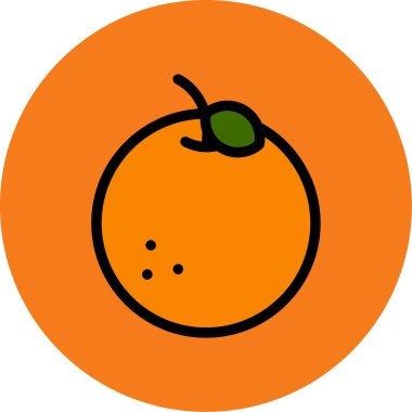 Meyve. Web simgesi basit illüstrasyon