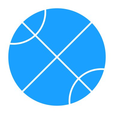Basketbol ikonu. Vektör illüstrasyonu