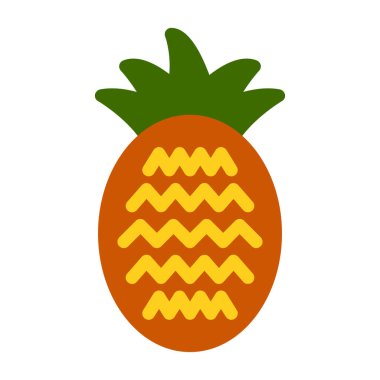 meyve düzlüğü renk vektörü simgesi