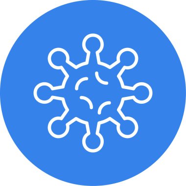 Kar Tanesi Ağı simgesi. resimleme