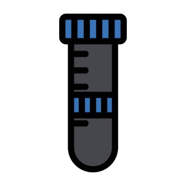 test tübü vektör çizimi