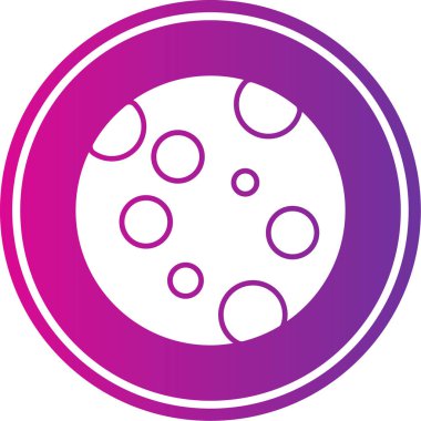 Bir top simgesinin vektör illüstrasyonu