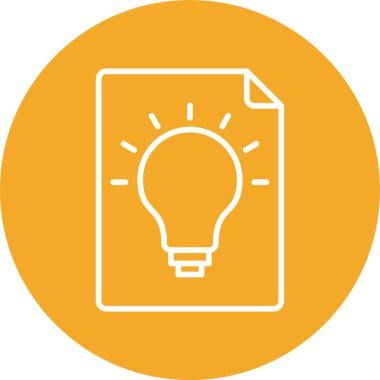 ampul simgesi vektör illüstrasyonu