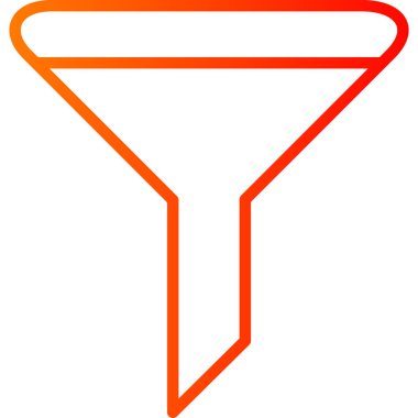 huni simgesi. Vektör biçimi yuvarlak açılı, turuncu renk ve beyaz arkaplan içeren düz ikonik semboldür.