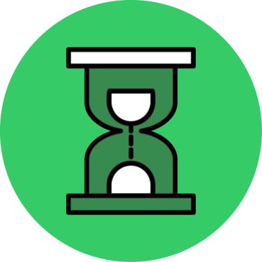 Kum Saati simgesi vektör işareti