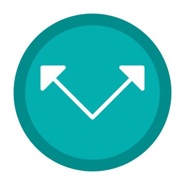 ok simgesi vektör illüstrasyonu