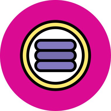 Gıda simgesinin vektör illüstrasyonu