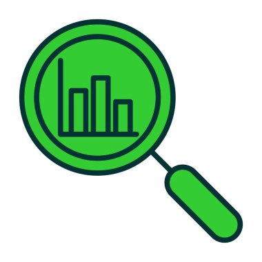 Arama konumu düz renk simgesi.