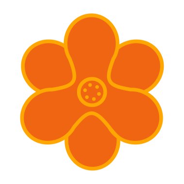 Çiçek ikonu. vektör tasarımı