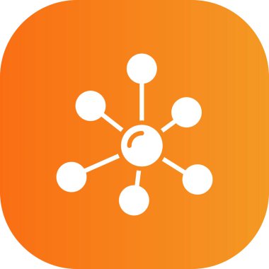 vektör ağ simgesi çizimi